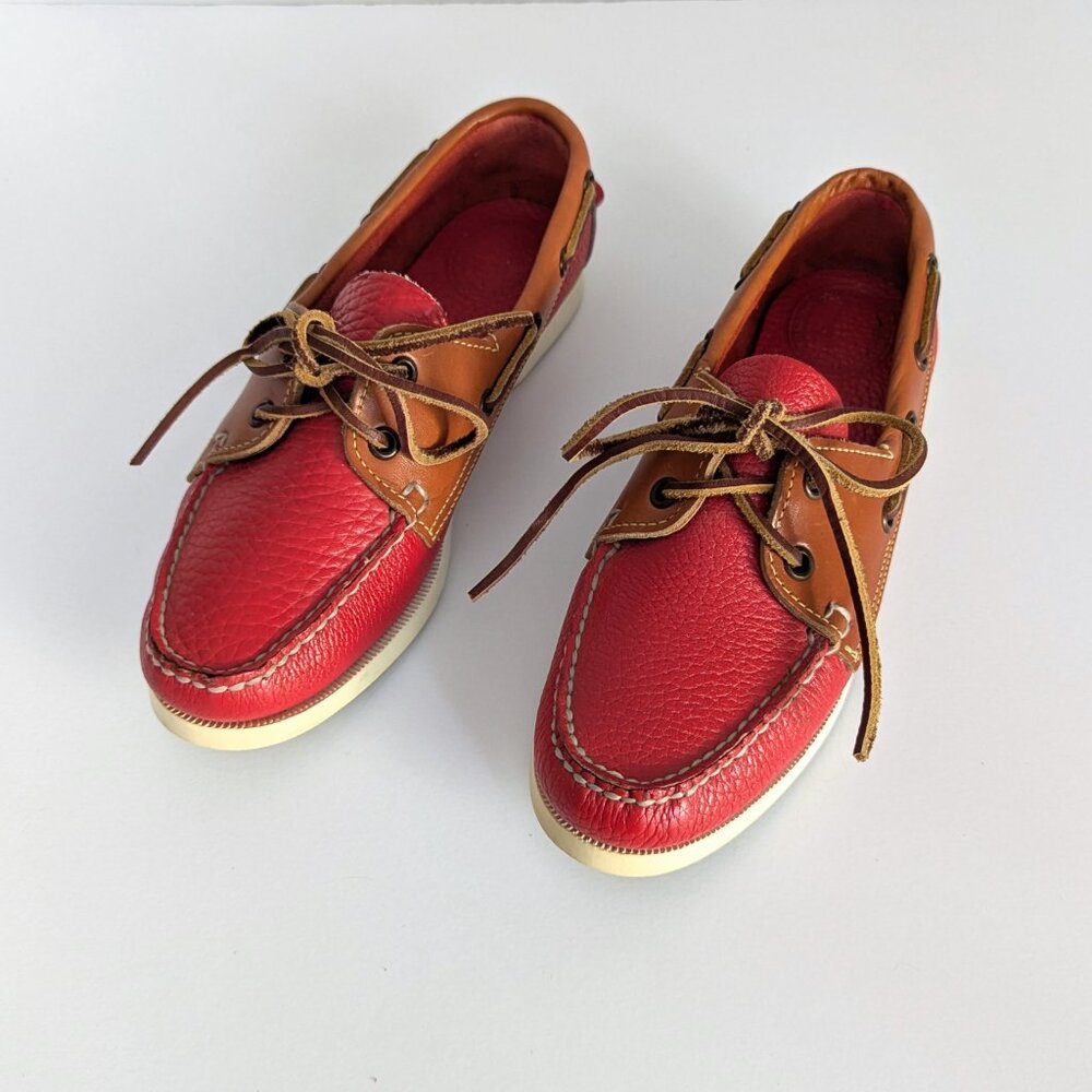 Vintage 1990s Dooney & Bourke Boat Shoes Rarer Variation - Picture 4 of 12